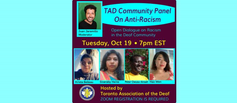 TAD Community Panel on Anti-Racism