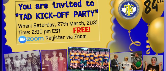 TAD Kick-Off - 27 March 2021